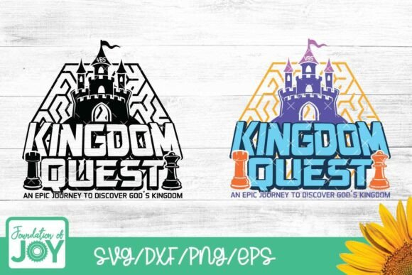 Kingdom Quest PNG: Graphics for VBS T-Shirts