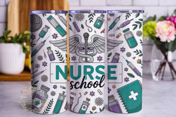 Nurse School Floral Medical Tumbler Review