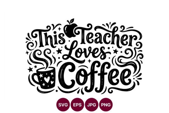 Review: This Teacher Loves Coffee Script for Embroidery
