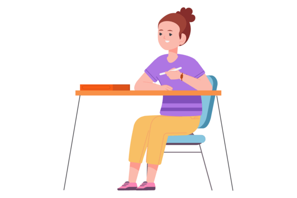 School Girl Studying: A Designer’s Review
