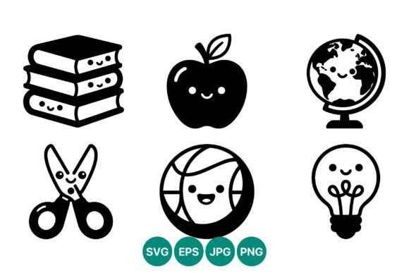 School Icon Graphics & Illustrations Review