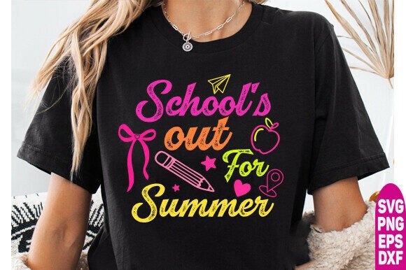 School's Out Graphics: T-Shirt Designs for Kids