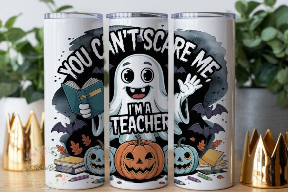 Teacher Ghost Graphics for Tumbler Wraps