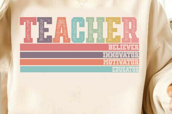 Teacher PNG Design: Elevating T-Shirt Graphics